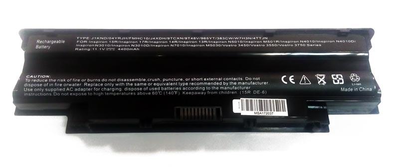 Аккумулятор (батарея) для ноутбука Dell Inspiron 14R Ins14RD (J1KND) 11.1V 5200mAh