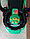 Машинка, каталка, толокар Chilok Bo 301 De Lux Mega car с родительской ручкой, бампером, музыкальная, зеленая, фото 2