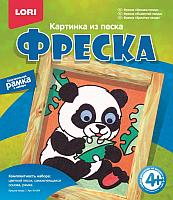 Фреска. Картинка из песка "Крошка панда". 4+