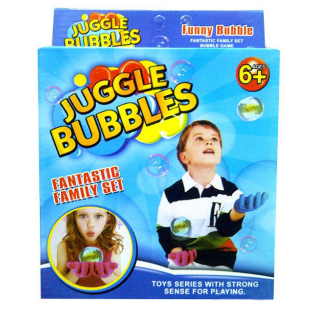 Волшебные пузыри Juggle Bubbles с перчатками и аксессуарами