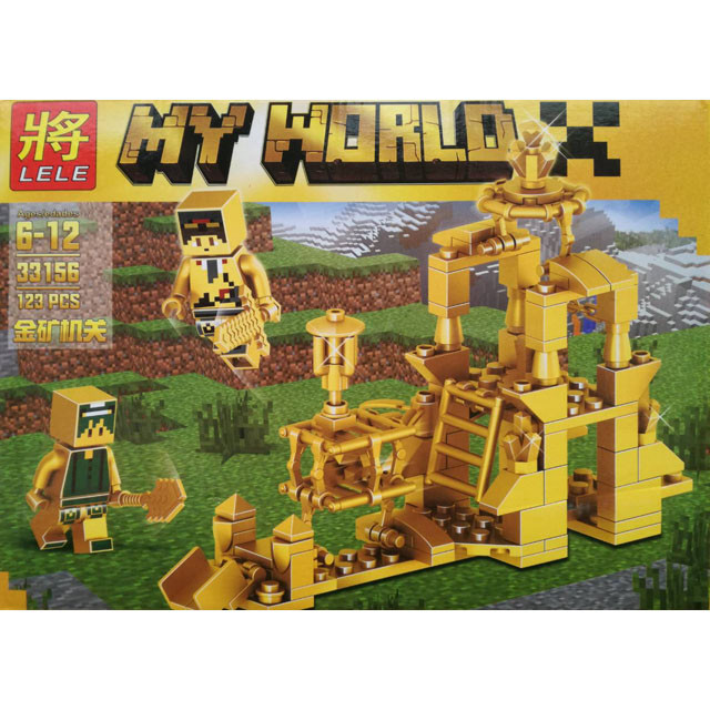Конструктор Lele My World 33156 "Золотые замки" (аналог LEGO Minecraft) 2 вида - фото 4 - id-p79430632