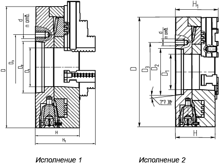 Патрон токарный 3-х кулачковый 3-125.03.11 Ф 125 мм - фото 4 - id-p3789661