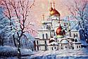 Набор для вышивания Золотое Руно РП-012 Воскресенский собор Новоиерусалимского монастыря, фото 3