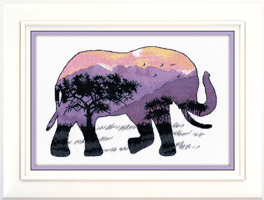 Набор для вышивания 1049 Мир животных. Слон (Овен)