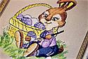 Набор для вышивания Золотое Руно Д-063 Пасхальный кролик, фото 3