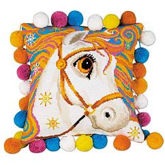 Набор для вышивания Риолис 1380 Подушка "Златогривая лошадка"