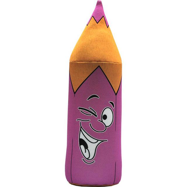 подушка карандаш фиолетовый
