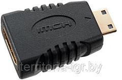Переходник HDMI C(mini HDMI) вилка-HDMI A розетка (A 7001) PERFEO