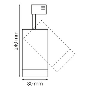 301562 Светильник для 3-фазного трека CANNO LED 15W 960LM 30G БЕЛЫЙ 3000K IP20, фото 2