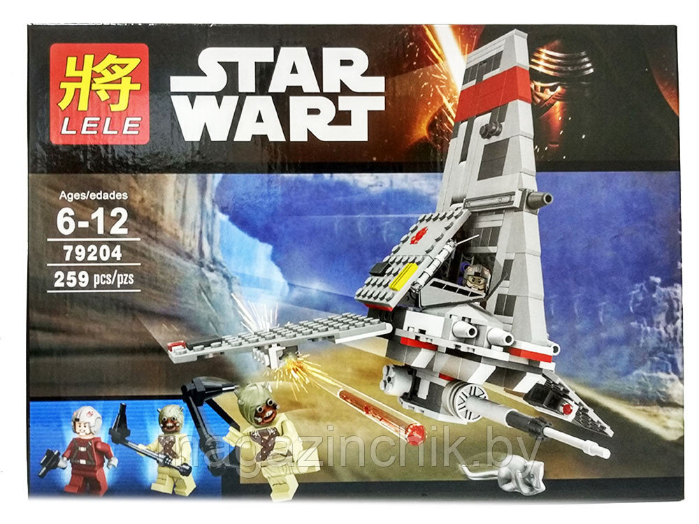 Конструктор Звездные войны 79204 Скайхоппер Т-16, 259 дет., аналог Lego Star Wars 75081 - фото 1 - id-p79476934