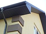 Софит Дёке Премиум графитовый без перфорации для подшивки крыши, фото 3