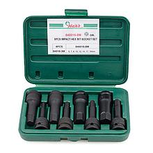 КОМПЛЕКТ УДАРНЫХ ШЕСТИГРАННИКОВ 1/2" HANS, 846016-8M