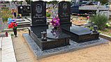 Гранитные одиночные памятники на двоих, фото 3