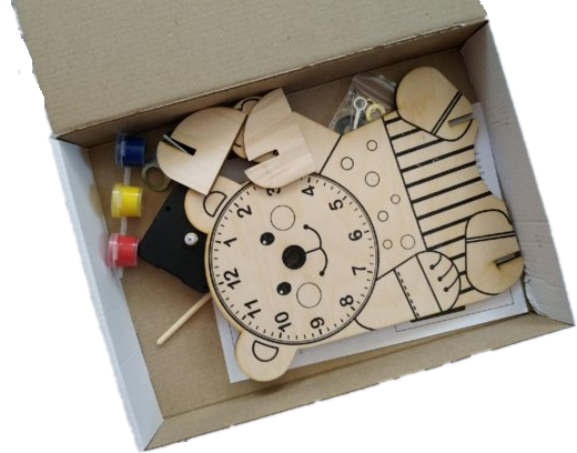 Часы своими руками: набор для детского творчества - фото 5 - id-p79563742