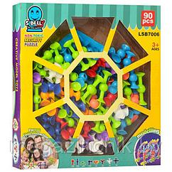 Конструктор Магические присоски, аналог Squigz, 90 дет, 7006