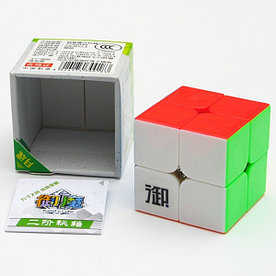 KungFu Yuehun 2x2x2 (color) | Cкоростной куб 2х2х2 Кунг-Фу (цветной пластик) Кубик Рубика