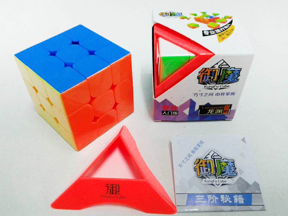KungFu 3x3x3 LongYuan Цветной пластик Кубик Рубика - фото 1 - id-p79609262