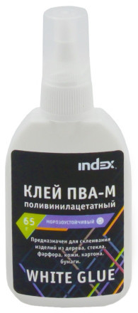 Клей ПВА INDEX с дозатором 85г (Цена с НДС)