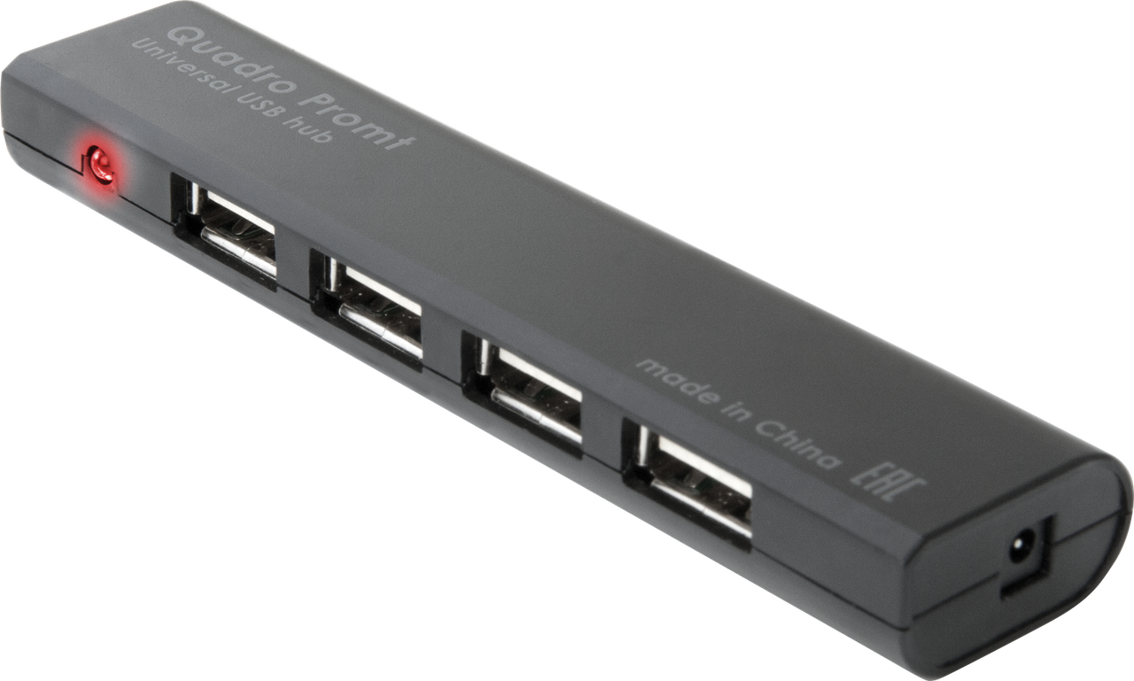 USB-хаб Defender Quadro Promt USB 2.0 [83200] - фото 1 - id-p68607521