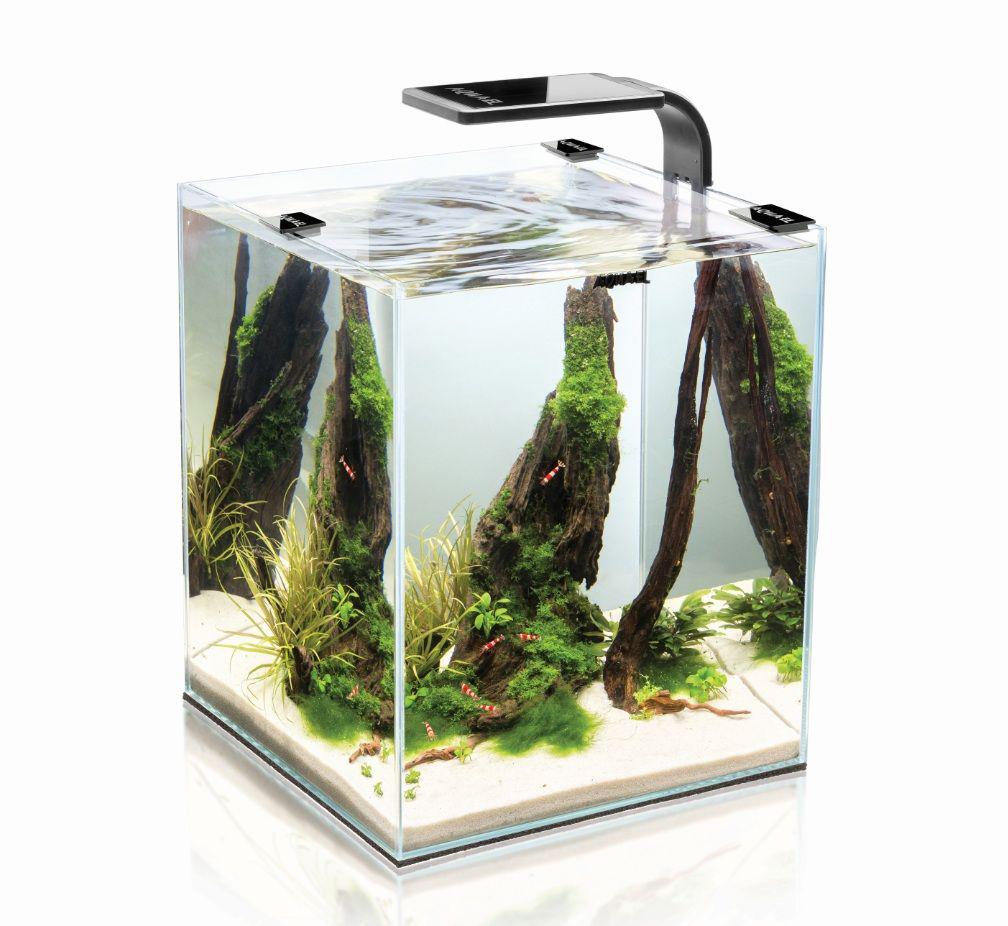 AquaEL SHRIMP SET SMART PLANT 20 (черный), Креветкариум с LED освещением (6 вт)