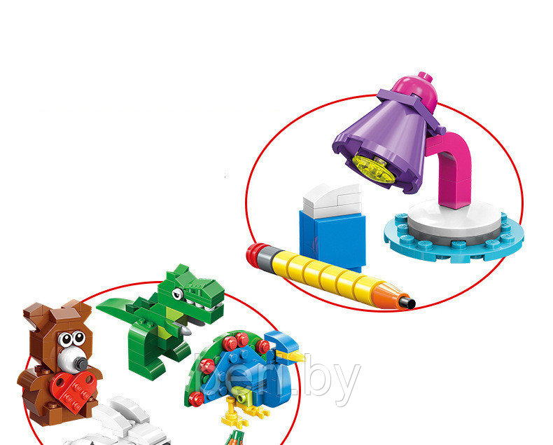 Конструктор детский Lego Большой слон 1104 детали Build Learn Elephant, аналог Лего - фото 6 - id-p79685729