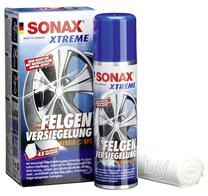 SONAX XTREME 236 100 Защитное покрытие дисков Nano Pro 250мл + 4 салфетки, фото 1