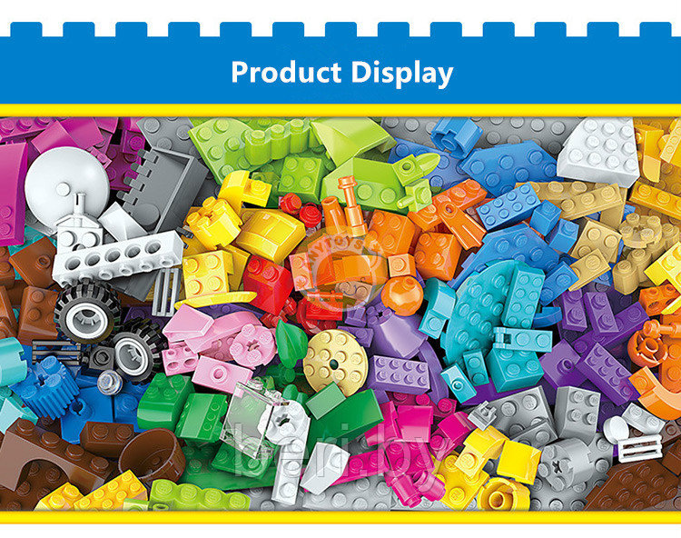 Конструктор детский Lego 460 деталей , Build Learn Box аналог Лего - фото 5 - id-p79686446