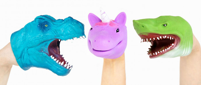 Игрушки на руку: Рукозвери - "Динозавр Рекс", зеленый - фото 3 - id-p79695710
