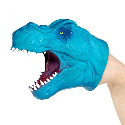 Игрушки на руку: Рукозвери - "Динозавр Рекс", синий - фото 1 - id-p79695686