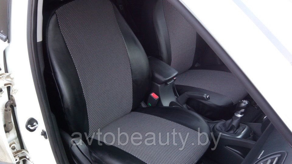 Чехлы для Volkswagen Polo седан (2010-) Комбинированные - фото 1 - id-p79696505