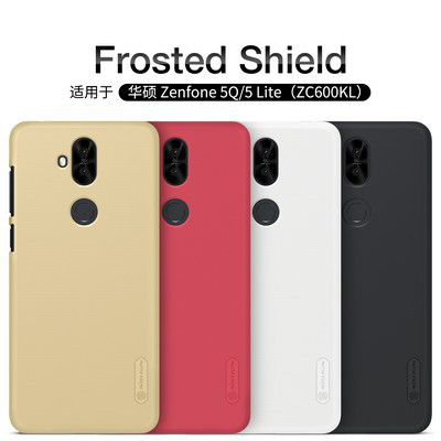 Пластиковый чехол с пленкой Nillkin Super Frosted Shield Черный для Asus ZenFone 5 Lite ZC600KL - фото 4 - id-p79696153