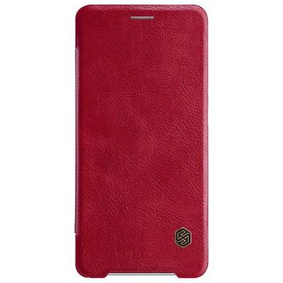 Кожаный чехол Nillkin Qin Leather Case Красный для Sony Xperia XZ2 Compact - фото 1 - id-p79696175