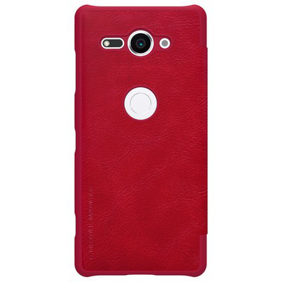 Кожаный чехол Nillkin Qin Leather Case Красный для Sony Xperia XZ2 Compact - фото 2 - id-p79696175