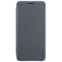 Полиуретановый чехол книга Nillkin Sparkle Leather Case Черный для Huawei Y9\ Enjoy 8 Play