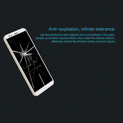 Противоударное защитное стекло с пленкой на камеру Nillkin Amazing H для Huawei Y7 Prime (2018)\ Honor 7C Pro - фото 3 - id-p79696252