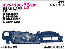 Фара передняя левая с ЭК FORD MONDEO 92-96