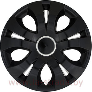 Колпаки Top Black Chrome ring 14" Jestic (Польша) 14" к-т (4шт.)