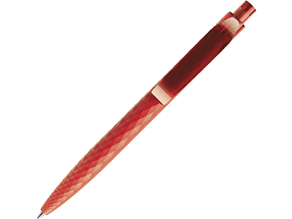 Ручка шариковая QS 01 PRT софт-тач, красный - фото 1 - id-p79705867