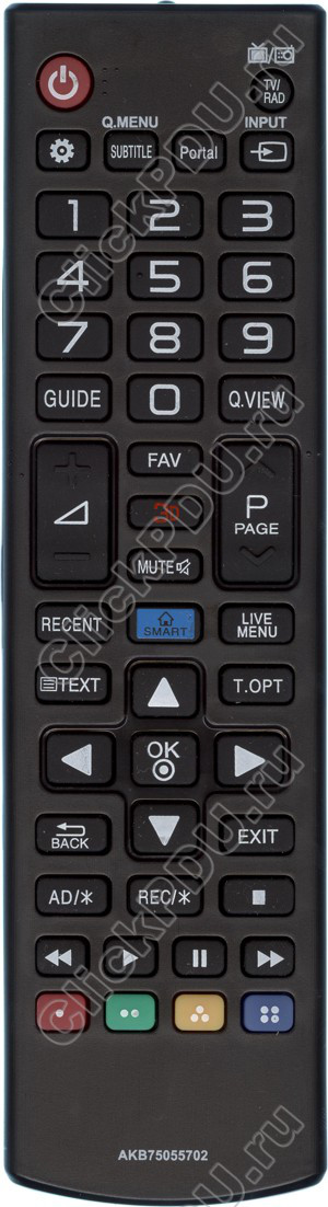 ПДУ для LG AKB75055702 ic LED 3d smart TV (серия HLG421)