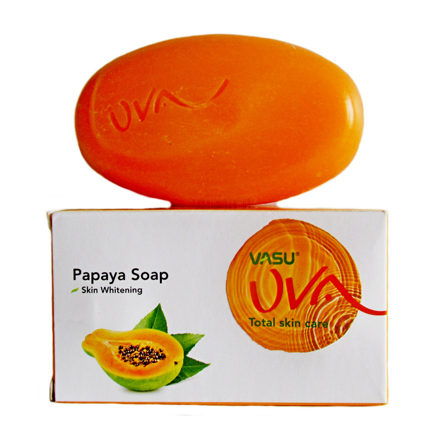 Мыло с Папайей Papaya Soap Vasu Uva, 125 г - омолаживающее