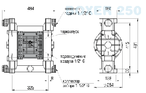 Насос BOXER 251 PVDF, фото 2