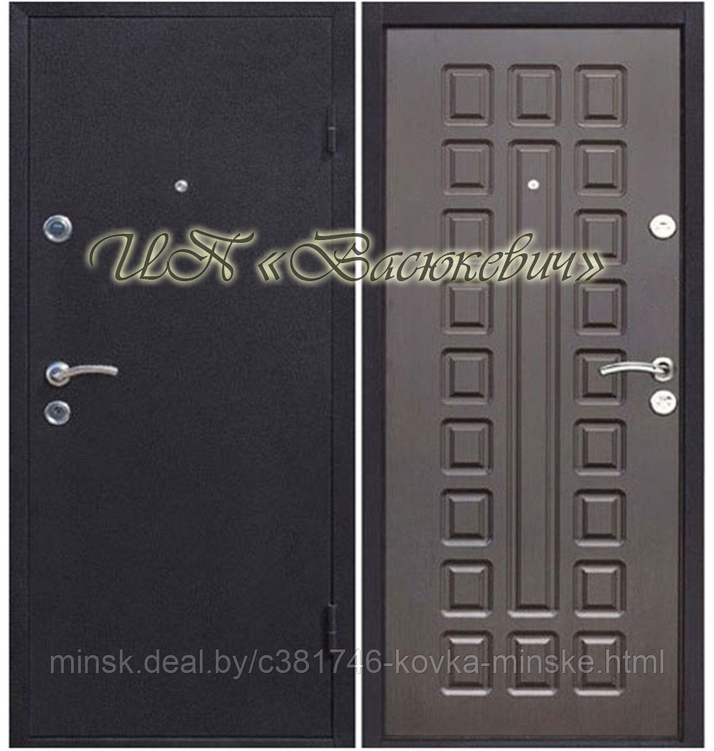 Входная металлическая дверь CР-9-2 для квартиры, офиса, тамбура, дачи - фото 1 - id-p79769615