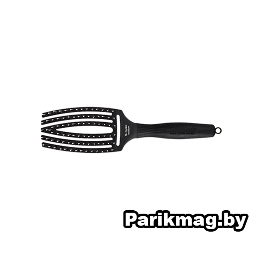 Щетка Olivia Garden комбинированная изогнутая средняя (FingerBrush combo medium) - фото 1 - id-p79772727