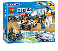 Конструктор Bela Cities 10750 "Береговая охрана" набор для начинающих (аналог Lego City 60163) 94 д