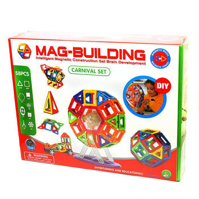 Магнитный конструктор Mag-building 58 деталей