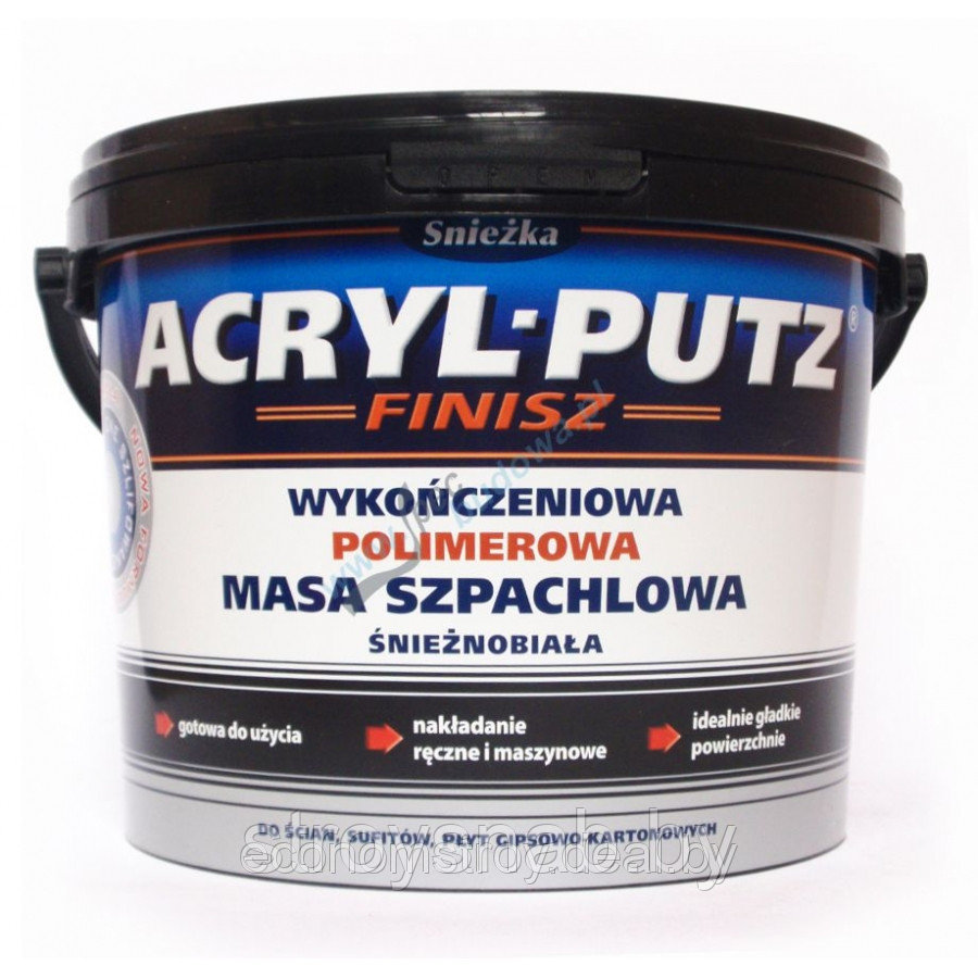 Sniezka ACRYL-PUTZ FINISZ, 27 кг Шпатлевка готовая , РП - фото 1 - id-p3838997