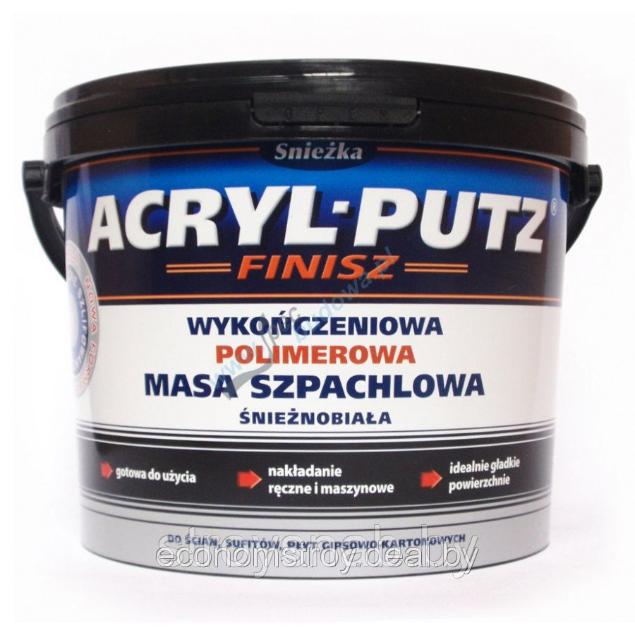 Sniezka ACRYL-PUTZ FINISZ, 17 кг Шпатлевка готовая , РП