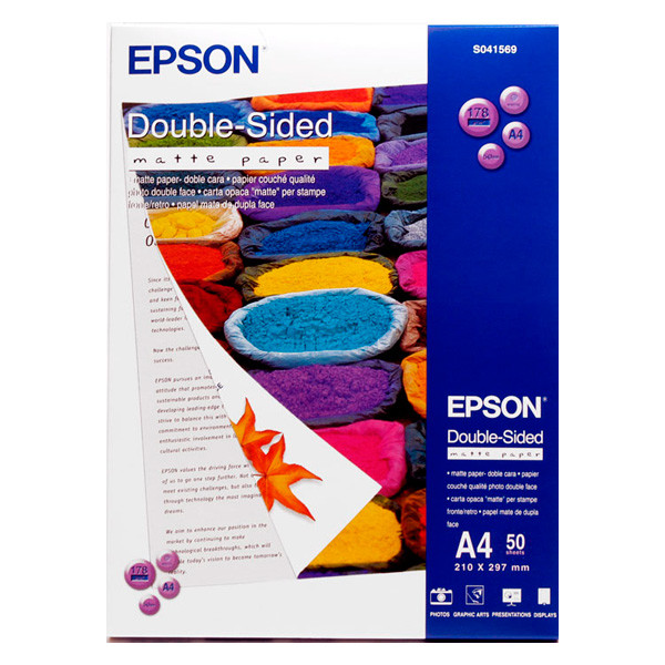 Фотобумага Epson Double-Sided Matte Paper A4 (50 листов)