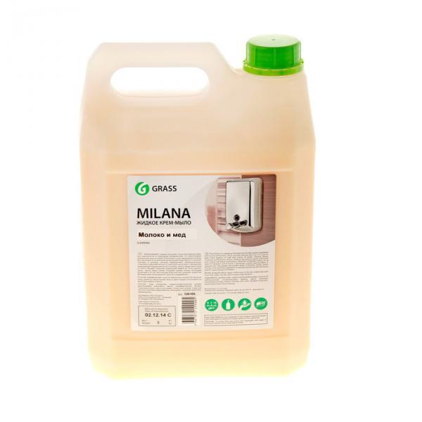 Мыло жидкое Milana молоко и мёд, 5 кг (Цена с НДС) - фото 1 - id-p79864864