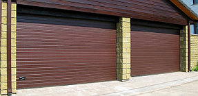 Примеры секционных гаражных ворот